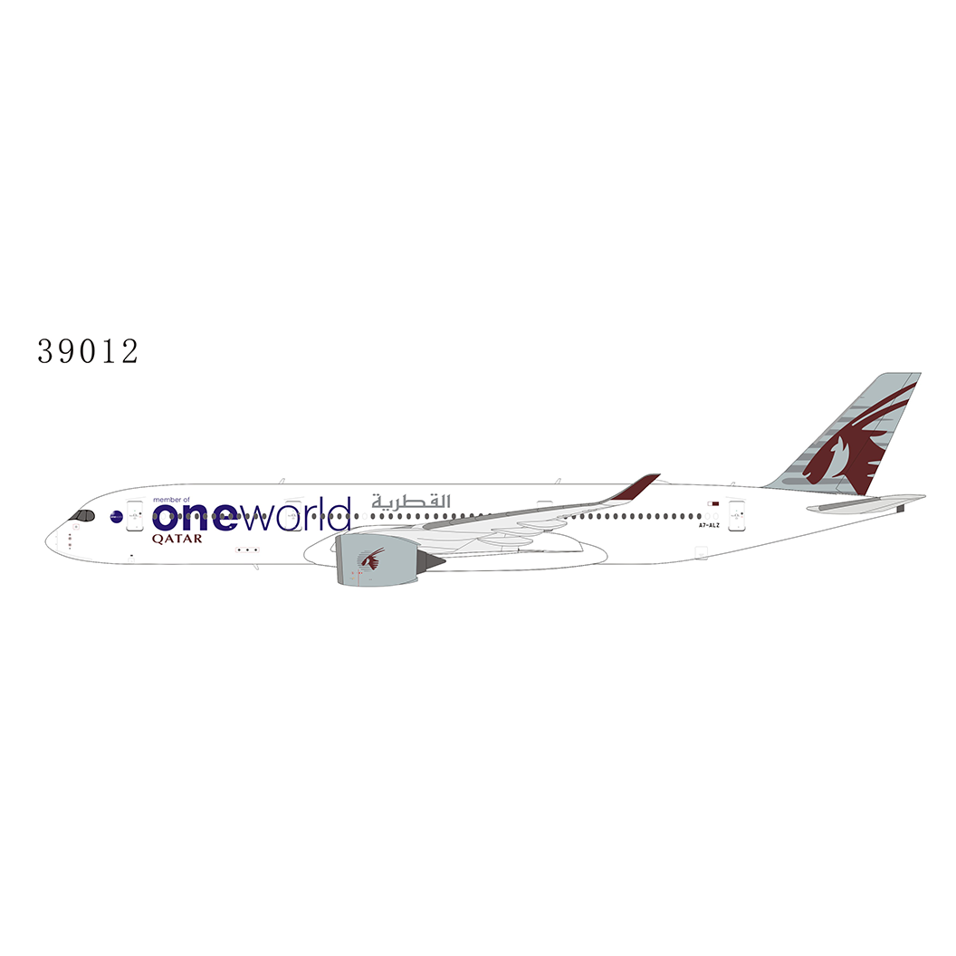 NG Model Qatar Airways One World A350-900 A7-ALZ 39012 1:400