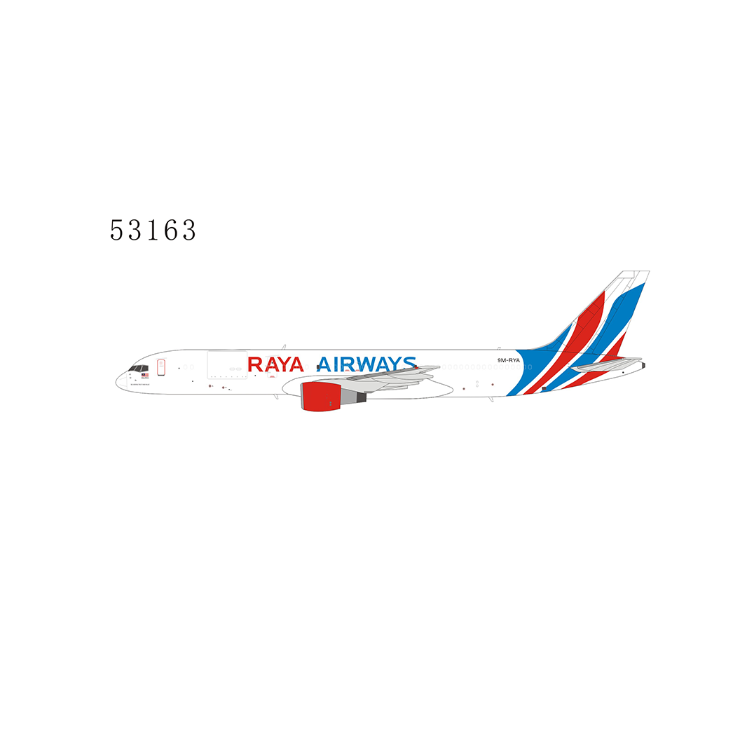 NG Model Raya Airways n/c 757-200PCF 9M-RYA 53163 1:400