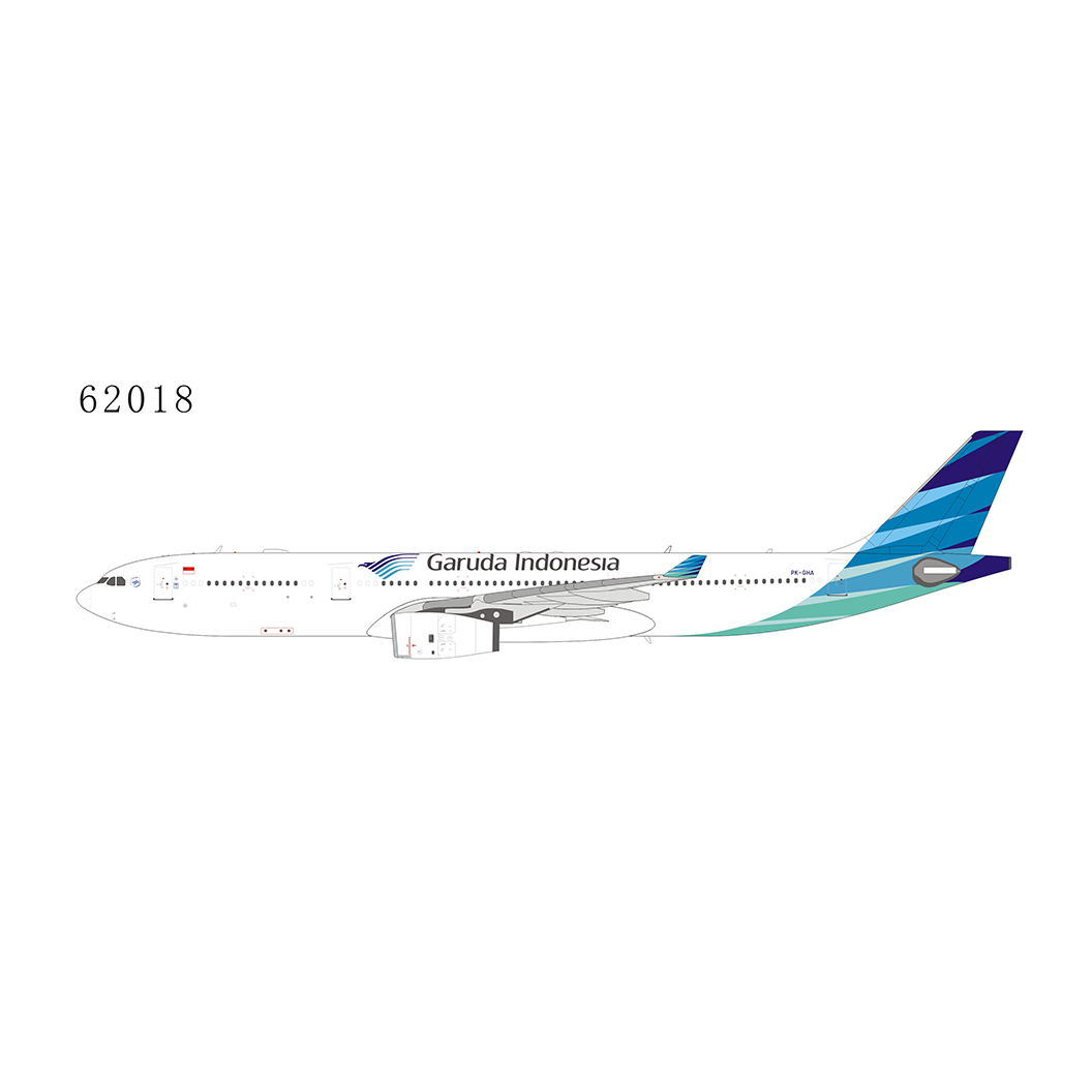 NG Model Garuda Indonesia A330-300 PK-GHA 62018 1:400